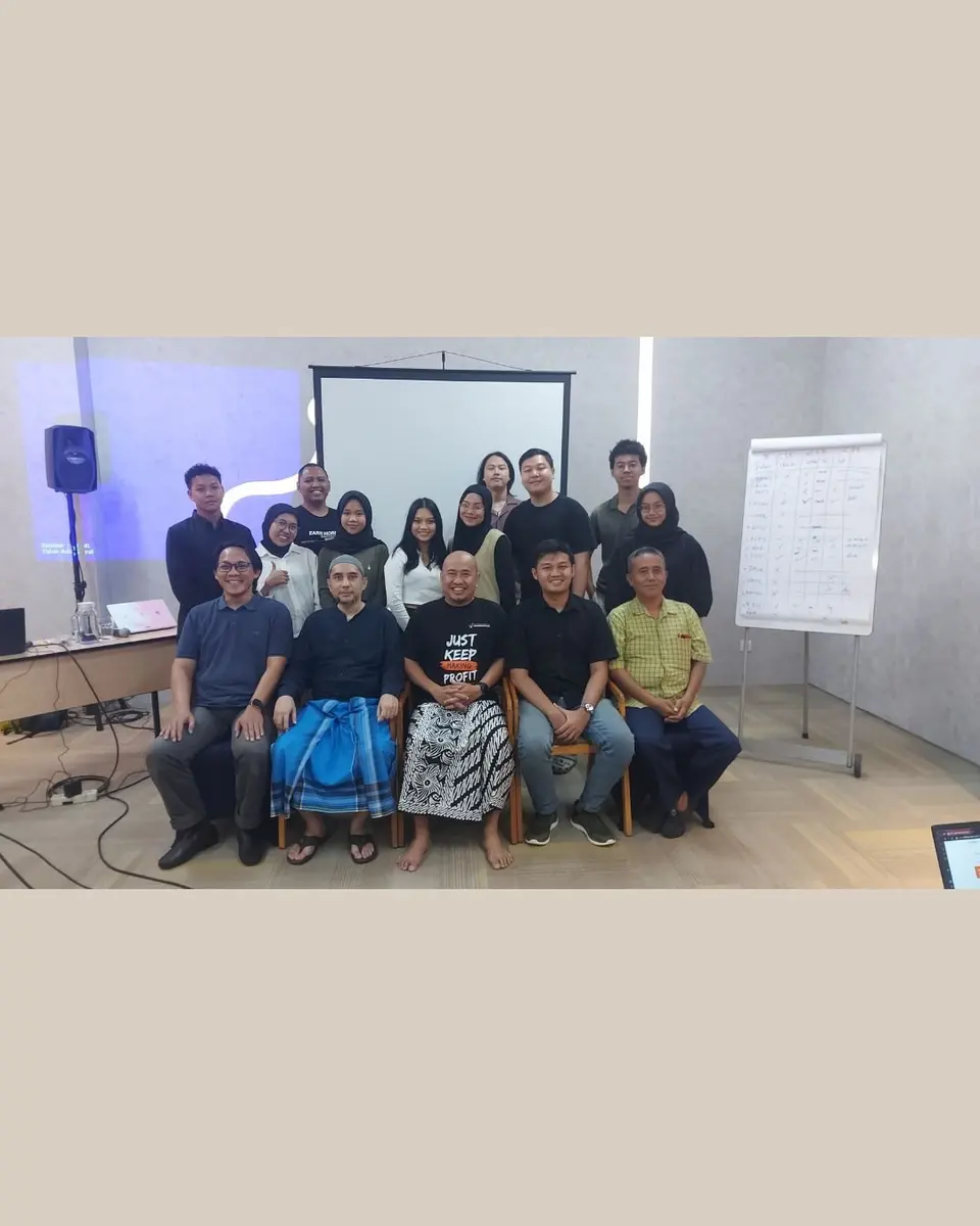Dokumentasi kegiatan kelas saham Profita Institute 4